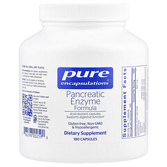 Pancreatic Enzyme Formula, 180 капсул (500 мг в 1 капсулі)