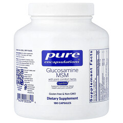 Glucosamine MSM with Joint Comfort Herbs, 180 Capsules