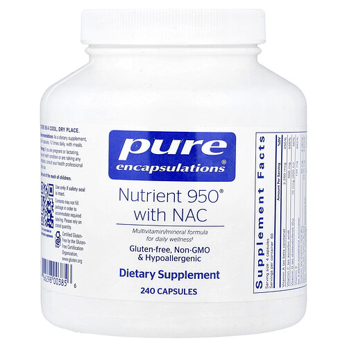 Pure Encapsulations, Nutrient 950® With NAC, 240 Capsules
