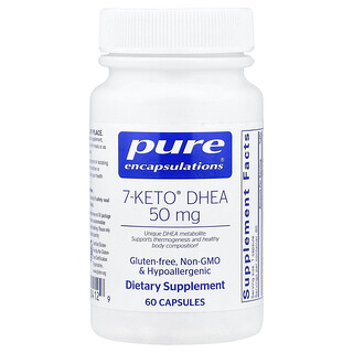 Pure Encapsulations, 7-Keto® DHEA, 50 mg, 60 Capsules