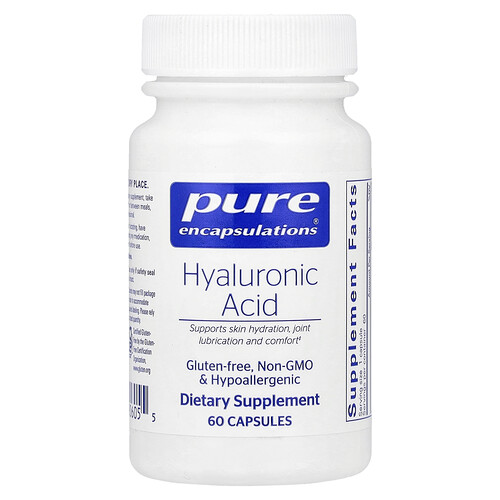 Pure Encapsulations, Hyaluronic Acid, 60 Capsules (70 mg per Capsule)