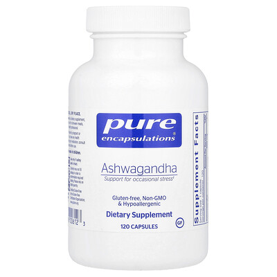 Pure Encapsulations  Ashwagandha  500 mg  120 Capsules