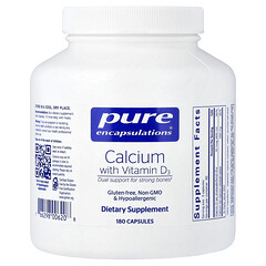 Calcium with Vitamin D3, 180 Capsules