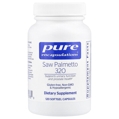 Pure Encapsulations  Saw Palmetto 320  320 mg  120 Softgel Capsules
