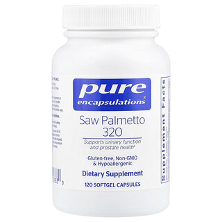 Pure Encapsulations, Saw Palmetto 320, 120 капсул (320 мг в 1 капсулі)