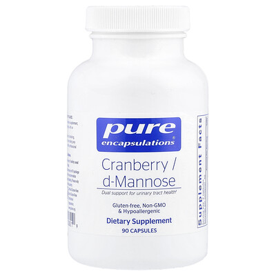 Pure Encapsulations  Cranberry/D-Mannose  90 Capsules