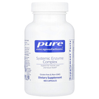 Pure Encapsulations, Sistemik Enzim Kompleksi, 180 Kapsül