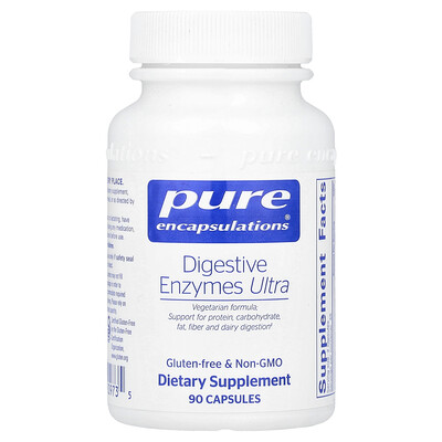 Pure Encapsulations  Digestive Enzymes Ultra  90 Capsules
