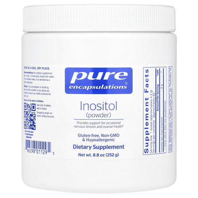 Pure Encapsulations  Inositol Powder  8.8 oz (252 g)