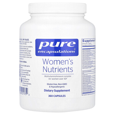 Pure Encapsulations  Women's Nutrients  360 Capsules