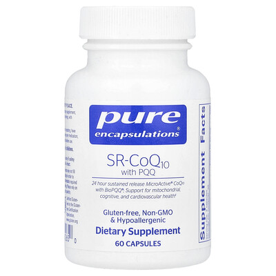 Pure Encapsulations  SR-CoQ10 with PQQ  60 Capsules