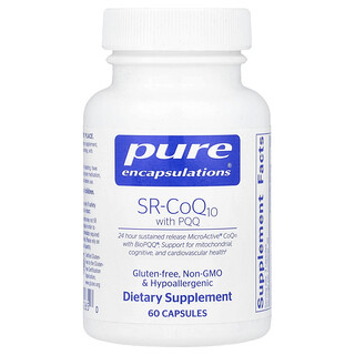 Pure Encapsulations, SR-CoQ10 à la PQQ, 60 capsules
