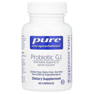 Pure Encapsulations  Probiotic G.I.  60 Capsules