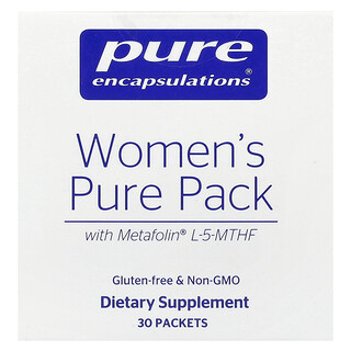 Pure Encapsulations, Дамска опаковка Pure, 30 пакетчета