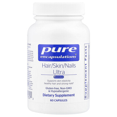 Pure Encapsulations  Hair/Skin/Nails Ultra  60 Capsules