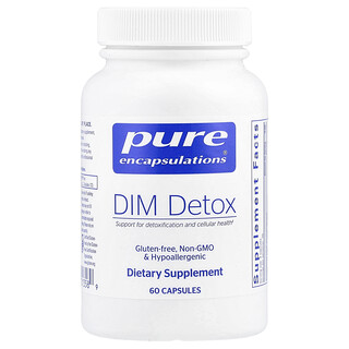 Pure Encapsulations, DIM Detoks, 60 Kapsül