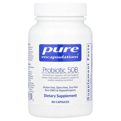Pure Encapsulations  Probiotic 50B  60 Capsules