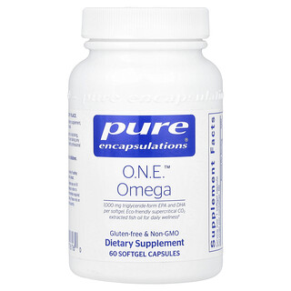 Pure Encapsulations, O.N.E.™ Omega, 60 Softgel Capsules