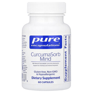 Pure Encapsulations, CurcumaSorb Mind, 60 Capsules