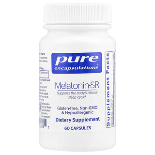 Pure Encapsulations, Melatonin-SR, 3 mg, 60 Capsules