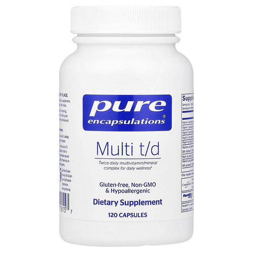 Multi T/D by Pure Encapsulations - 120 Capsules