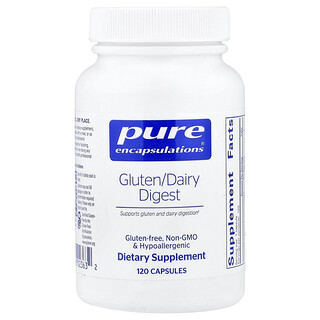 Pure Encapsulations, Gluten/Dairy Digest, 120 Capsules