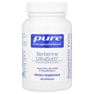 Pure Encapsulations, Berberin UltraSorb™, 550 mg, 60 Kapsül