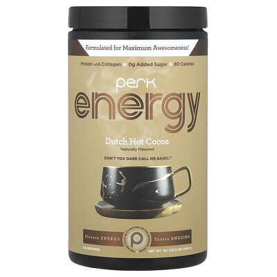 Perk Energy  Dutch Hot Cocoa  16.1 oz (450 g)