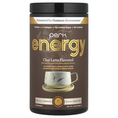 Perk Energy Chai Latte 13.6 oz (380 g)