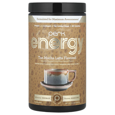 Perk Energy  Tan Mocha Latte  14.4 oz (402 g)
