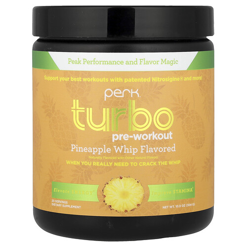 Perk Energy, Turbo, Pre-Workout, Pineapple Whip, 10.9 oz (304 g)