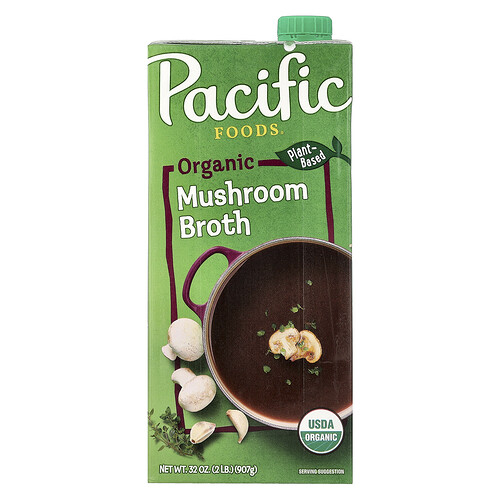 Pacific Foods, Organic Mushroom Broth, 32 oz (907 g)
