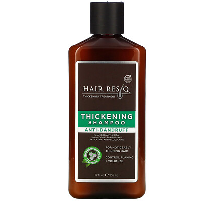 Petal Fresh Hair ResQ Thickening Treatment Shampoo, Anti Dandruff, 12 fl oz (355 ml)