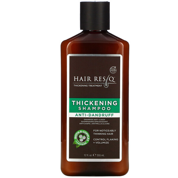 Petal Fresh‏, Hair ResQ Thickening Treatment Shampoo, Anti Dandruff, 12 fl oz (355 ml)