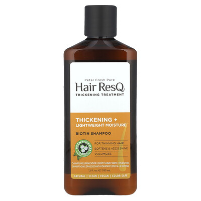 Petal Fresh  Hair ResQ®  Biotin Shampoo  For Thinning Hair  12 fl oz (355 ml)