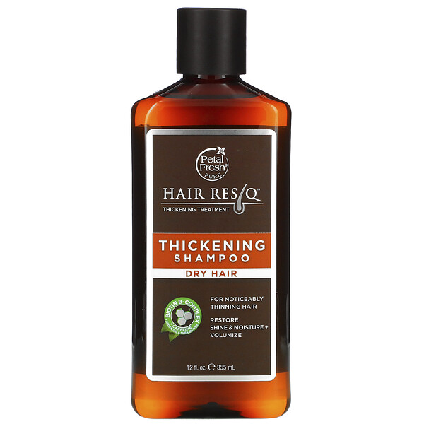 Petal Fresh‏, Pure, Hair Rescue, Thickening Treatment Shampoo, for Dry Hair, 12 fl oz (355 ml)