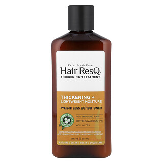 Petal Fresh, Hair ResQ Thickening Treatment, Thickening Treatment, Thickening + Lightweight Moisture Weightless Conditioner, für dünner werdendes Haar, 355 ml (12 fl. oz.)