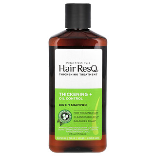 Petal Fresh, Hair ResQ, Biotin Şampuanı, Kalınlaştırıcı + Yağ Kontrolü, 12 fl oz (355 ml)
