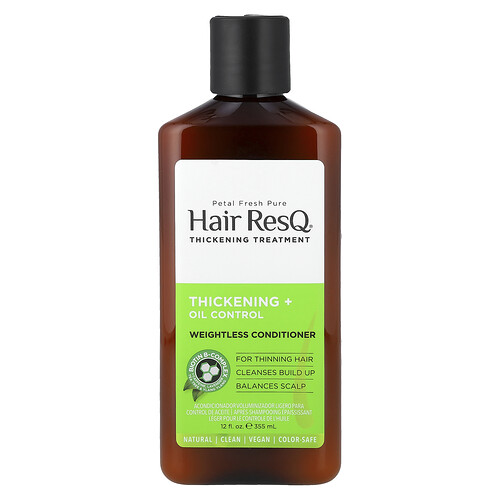 Petal Fresh, Hair ResQ® Verdikkende behandeling, plus Oliecontrole, Gewichtloze Conditioner, 355 ml