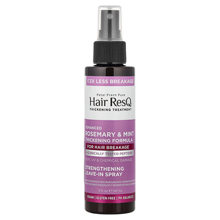 Petal Fresh, Hair ResQ®, Қоюландyру + Зақымдануға арналған қалпына келтіру емдеу және желдету құралы, 5 fl oz (147 mL)