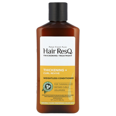 Petal Fresh  Hair ResQ®  Weightless Conditioner  Thickening + Curl Revive  12 fl oz (355 ml)