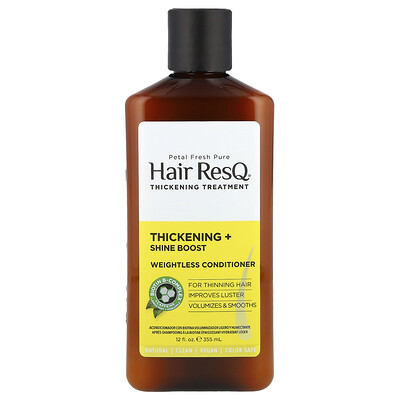 Petal Fresh  Hair ResQ®  Thickening Treatment  Weightless Conditioner  For Thinning Hair  12 fl oz (355 ml)
