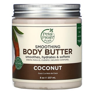 Petal Fresh, Smoothing Body Butter, Coconut, 8 oz (237 ml)