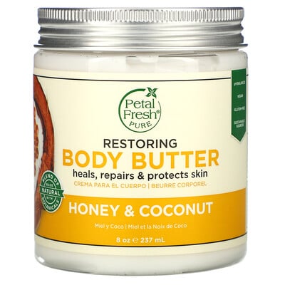 Купить Petal Fresh восстанавливающее масло для тела, мед и кокос, 237 мл (8 унций)