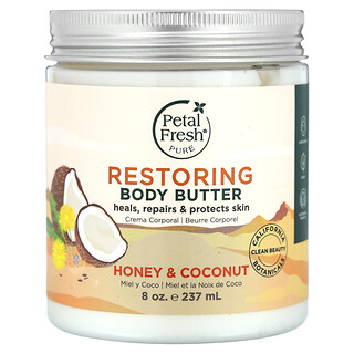 Petal Fresh, Saf, Onarıcı Vücut Yağı, Bal ve Hindistan Cevizi, 8 oz (237 ml)