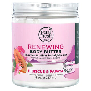 Petal Fresh, Manteiga Corporal Pura e Renovadora, Hibisco e Mamão, 237 ml (8 oz)