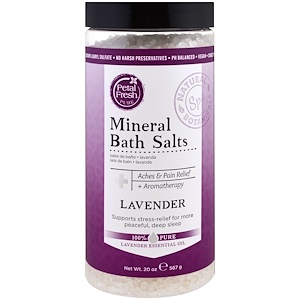 Отзывы о Пэтал Фрэш, Pure, Mineral Bath Salts, Lavender, 20 oz (567 g)