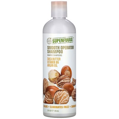 Petal Fresh SuperFoods, Smooth Operator Shampoo, Shea Butter, Vitamin B6 & Argan Oil, 12 fl oz (355 ml)