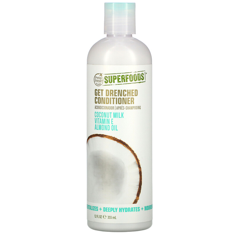 Petal Fresh, SuperFoods, Get Drenched Conditioner, Coconut Milk