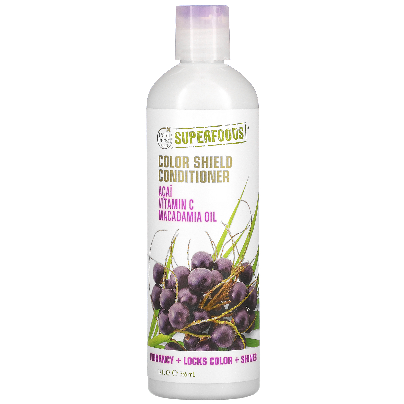 Petal Fresh, Pure, SuperFoods For Hair, Color Shield Conditioner, Acai